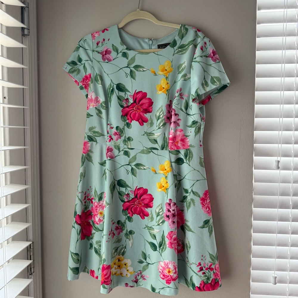 Floral Short Sleeve Dress